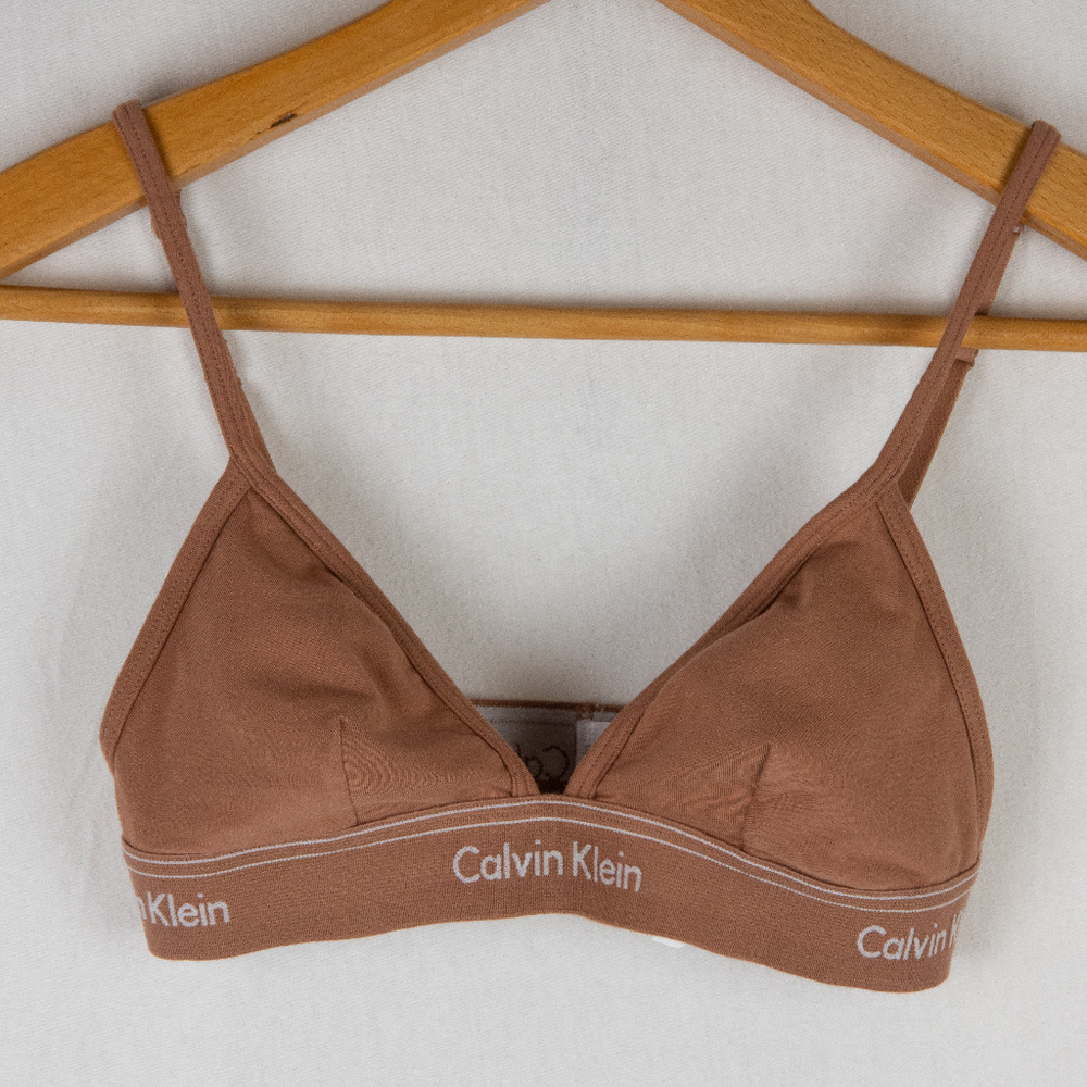 Calvin Klein Tan Unlined Bralette - Picture 1 of 4